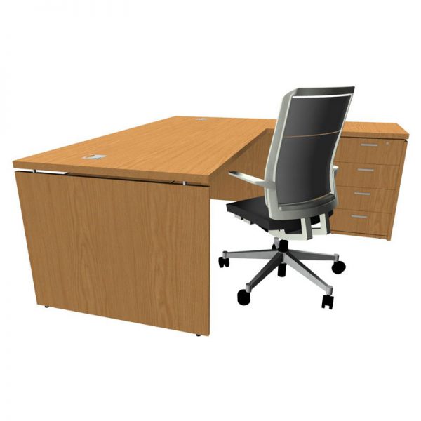 Platinum Executive L- Shaped Desk